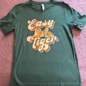 Bella Canvas Dark Green Crewneck Tee